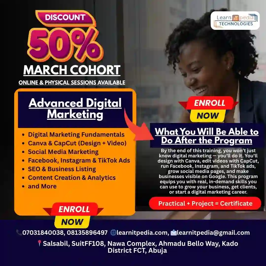 50% OFF Advanced Digital Marketing – March Cohort!