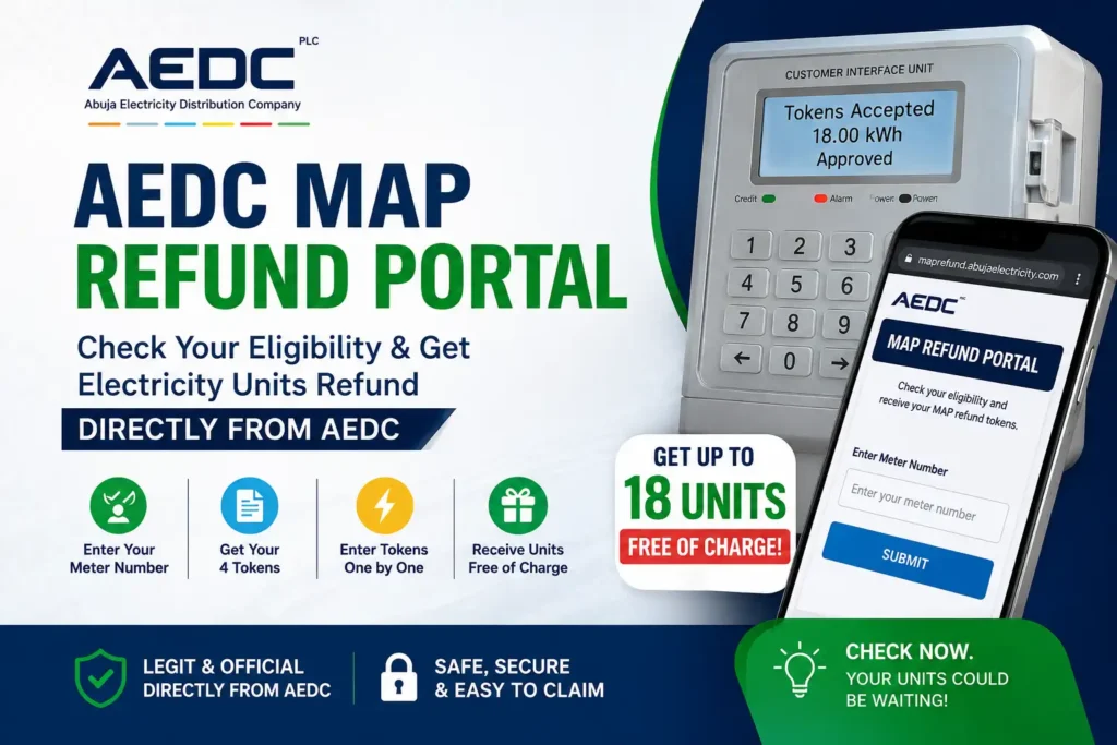 AEDC MAP Refund Portal: How Eligible Customers Can Claim Their Electricity Credit