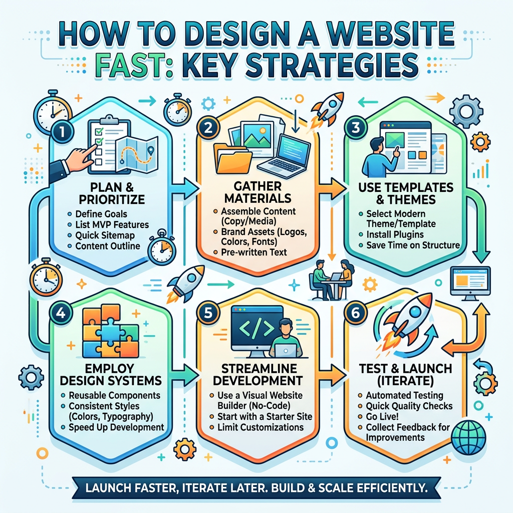 How to design a website fast